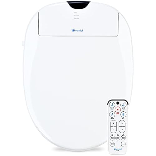 Brondell S1000-EW Swash 1000 Advanced Bidet Elongated Toilet Seat, White