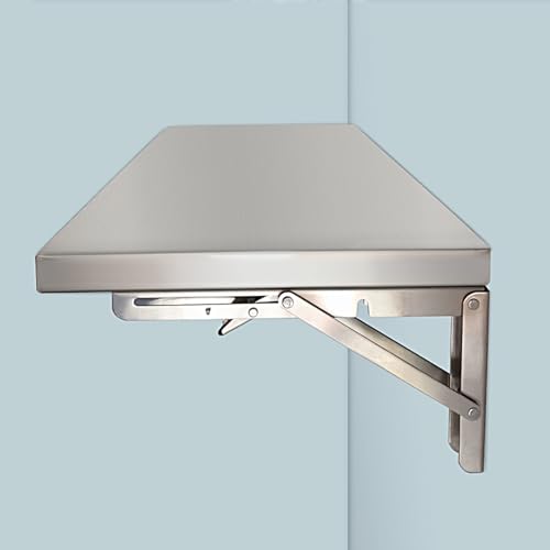 Table murale en acier inoxydable pliante pour briser le manque d'espace