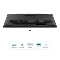 AOC CU34V5C - 34 Zoll WQHD Curved Monitor, Lautsprecher, höhenverstellbar (3440x1440, 100 Hz, HDMI, DisplayPort, USB-C, USB Hub) schwarz – Ansicht 4
