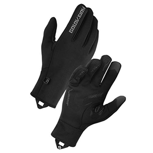 CLISPEED Luvas de Tela Sensível ATque Luvas de InvernHmens Mulheres Gel de Sile Antiderrapante Luvas