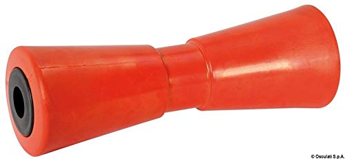 Roue centrale orange 286 mm (trou 26 mm) pour chariot et remorque