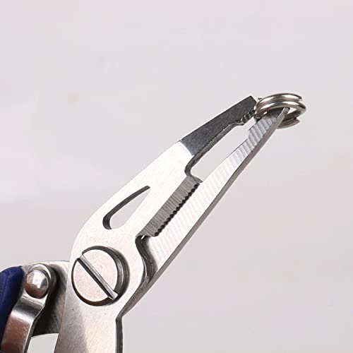 200Pcs 5-9 mm Double Jump Ring for Jewelry Making, Fishing Plier Tool Kit, Stainless Steel Mini Split Ring with Plier, Crafts Double Split Rings Fishing, and Other DIY Crafts