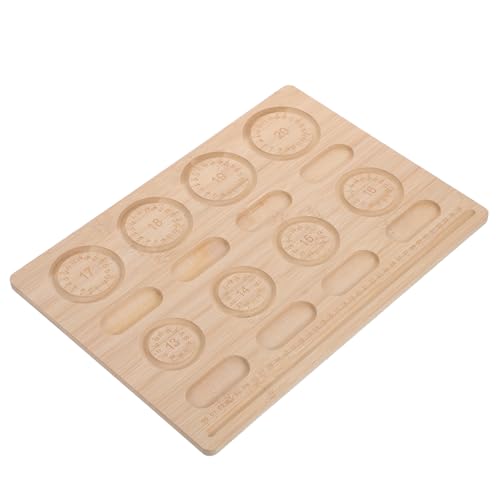 Planche à perles en bambou solide et durable pour création de bijoux de luxe