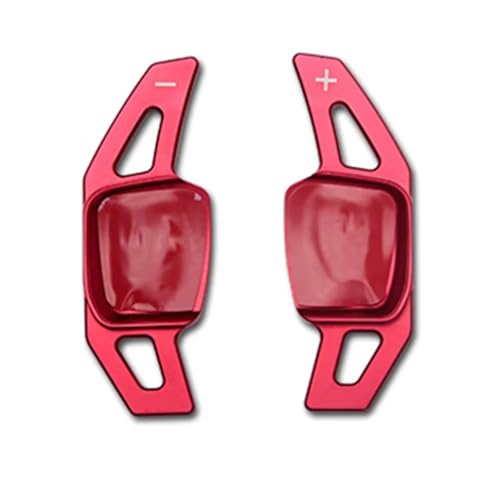 �V�t�g�p�h�� Compatible With For Tiguan 2019 For C-Trek For Golf 8 MK8 �X�e�A�����O�z�C�[�� �V�t�g �p�h�� �V�t�^�[ �X�e�b�J�[ �X�^�C�����O �A�N�Z�T���[(Red)