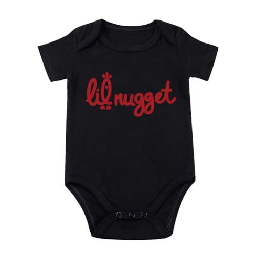 Image of SproutJoy Little Nugget Bodysuit Baby Funny Lil Nugget Baby Bodysuit Chicken Bodysuits Boy Girls Clothes
