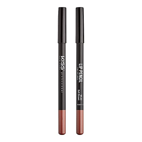 Image of Kiss New York Professional Slim Long-Wear Lip Liner Pencil, Matte Finish