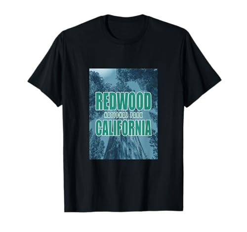 Bosque Redwood Parque Nacional Redwood California Camping Camiseta