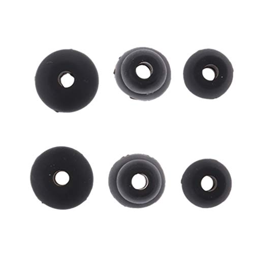 gazechimp Substituição S + M + L Earbud Eartips Para BeatsX, Powerbeats 1 2 3 E UrBeats3 - Preto