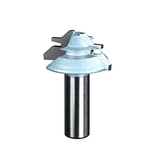 DINGGUANGHE-CUP 1/2 Shank Miter Router Bit 45 Degree Tenon Cutter for Woodworking Milling Cutter Tools Steel (Cutting Edge Length : 9292)