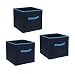 Produktbild Trendfinding 3 Aufbewahrungsboxen Stoffboxen Sortierboxen Einschubboxen Boxen faltbar Marine Blau 31 cm