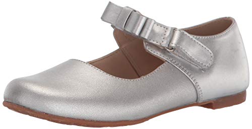 Elephantito Girls European Mary Jane Flat, Silver, 10 Toddler #TOP16