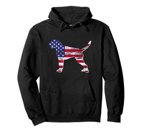 Boxer American Flag USA Fan US Flag Dog Owner Dog Sudadera con Capucha