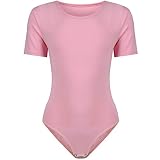 Evoni Kinderbody met korte mouwen en ronde hals katoen babyroze 110