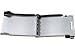 Canvas Web Belt Flip-Top Antique Silver Buckle/Tip Solid Color 50