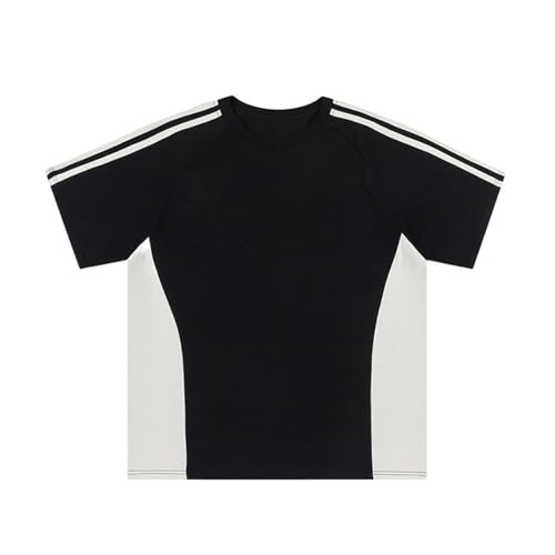 T-shirt sport homme anti-transpiration haut de mi-saison et été manches courtes
