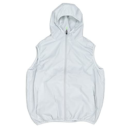 Chaleco de Ventilador de Enfriamiento, Ropa con Aire Acondicionado Fibra de Poliéster sin Clima Caliente (XL)