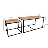 WELL HOME MOBILIARIO & DECORACIÓN Stolik kawowy z metalowymi nogami wellhome.