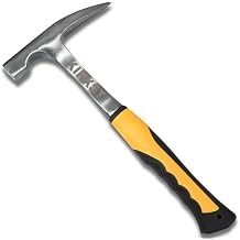 Rock Pick - 22 oz Geology Hammer Forged Brick Hammer, Geologist Rock Pick, Masonry Tool, Shock Reduction Grip, for Mining for Mining, Geological Prospecting, Camping