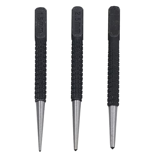 Centre Punch/Dot Marking 3pc Metal Marking Centre Wood Scribe Nail TE249