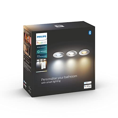 Philips Hue White Ambiance Adore, 3 Faretti da