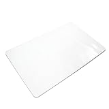 Ilyapa Office Chair Mat for Hard Floors 47' x 59' Heavy Duty Clear, PVC Chair Mat for Hardwood and Tile Floors, Protective Floor Mat for Home or Office