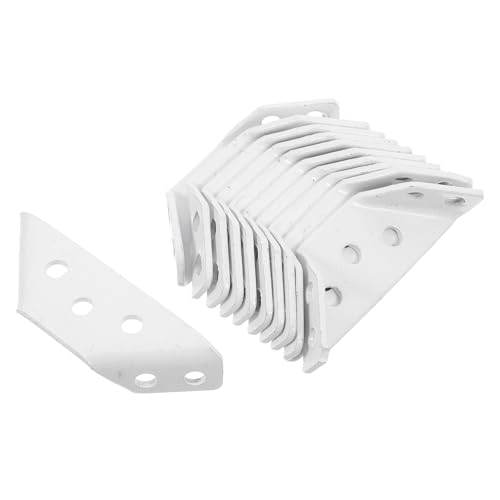 HOMOCONO Enhance Furniture Stability 20pcs Sturdy Corner Brackets for Woodworking DIY Home Improvement Cabinet Support Long-Lasting and Easy to Install