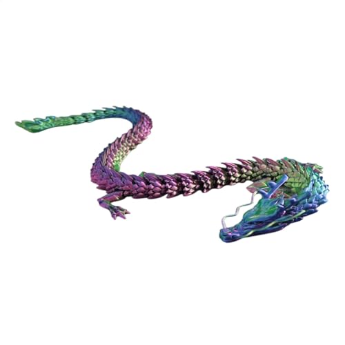 Drago Stampato In 3 D - Giocattoli Drago Con Giunti Flessibili | Figure Animali Fantasy Drago Fidget Toy | Drago Inquieto | Decorazione Divertente Antistress Drago | Decorazione D