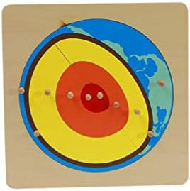Earth Core Puzzle Adena Montessori Materials Geography Development Learning The Earth