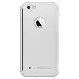 Seidio OBEX Waterproof Case for the iPhone 6 Plus/6s Plus [Drop Proof] [Everyday Protection] - Retail Packaging - White/Gray