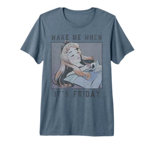 T-shirt Aurore Disney Sleeping Beauty en coton avec message humour