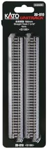 Kato N Scale Unitrack 7 5/16" 186mm Straight Track - 4 per package