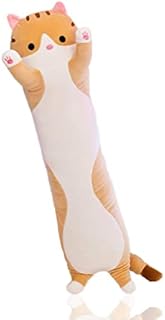 CHPBOLLY Long Cat Plush Body Pillow Cute Soft Long Cat Pillow Stuffed Animals Soft Plushies Bed Sleep Pillow Home Decor Gift Doll for Kids Girl for Women