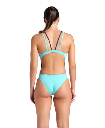 Image of Arena Womens Solid Team Swimsuit Tech Back Multi MaxLife Open Back Bathing Suit Athletic Swimwear