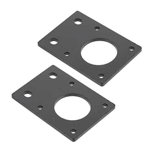 CHILDWEET 2pcs Stepper Motor Mount Plates, Aluminum Motor Mounting Bracket for 3d Printer Parts, Adjustable Slot, Stable