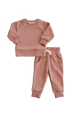 Fall Outfits for Kids and Toddler | Long Sleeve Top and Long Pants Set Baby Sweatsuits