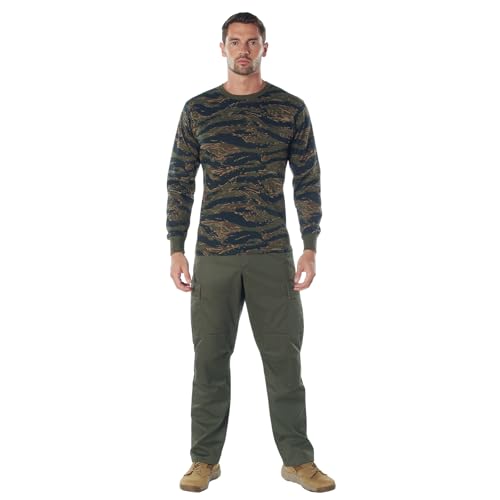 Rothco Mens Long Sleeve Color Camo T-Shirt