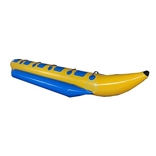 Foammaker Inflatable Towable Fly Fish Boat 3 5 6 Persons Banana Boat Flying Fish Tube (5 Persons)
