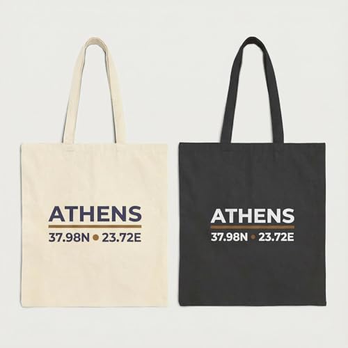 Cabas coton pliable Athènes - Sac tote résistant pour vos courses - 7