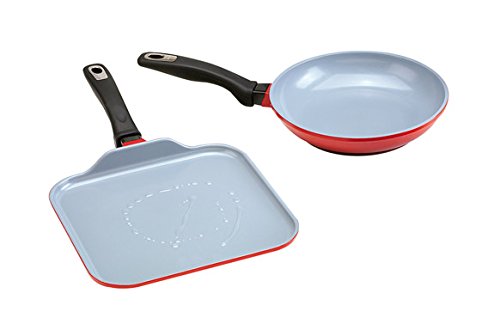Centrex - Grill Liso Aluminio Fundido 26X26 Ceramico Antiadh Val.induc