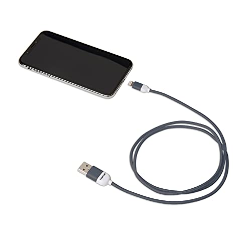 Pantone PTLCS0015N Lightning Cable, 2.4A, 1M Length, Navy - Image 3