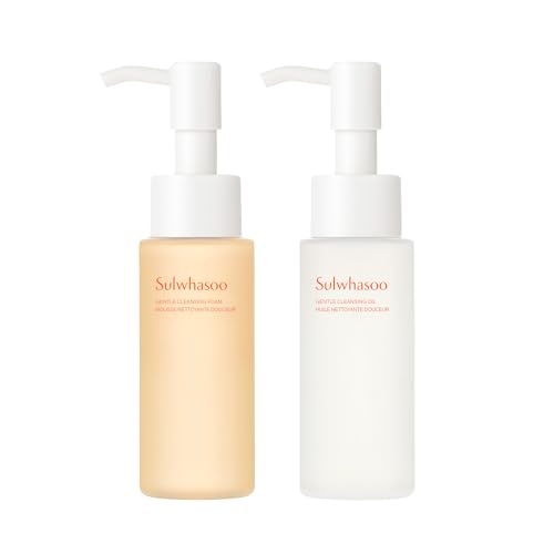 Sulwhasoo Gentle Cleansing Foam – Hydrating Daily Gel-to-Foam Facial Cleanser with Korean Herbal Ingredients Removes Makeup, Dirt & Impurities, Softens & Refreshes Skin Korean Skincare Face Wash