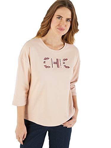 Balsamik - Sweat-Shirt avec Inscription - Femme - Taille : 42/44 - Couleur : Rose pâle Cover