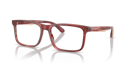 Image of Emporio Armani mens Ea3227 Square Prescription Eyewear Frames