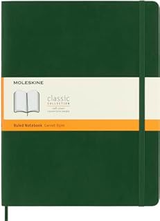 Moleskine Notizbuch XL, Liniert, Myrtengrün