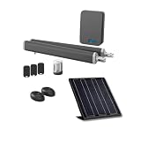 AVIDSEN Teha SE   Pack Motorisation Solaire pour Portail Battant à Vérins   Kit Complet 24V   Inclus : Panneau Solaire, 3 Télécommandes, Photocellules   Installation sans Travaux
