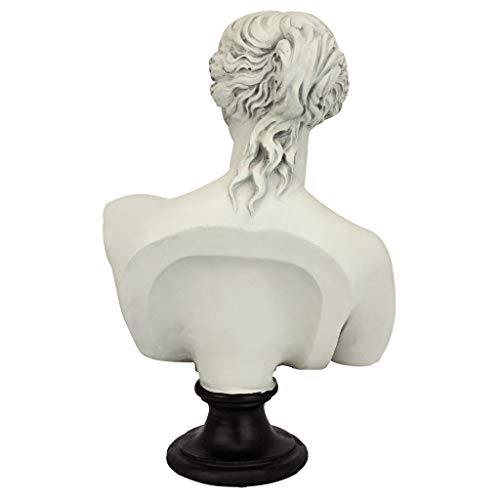 Design Toscano Eu15816 Venus De Milo Bust Statue, 12 Inch, Polyresin, Antique Stone #TOP3