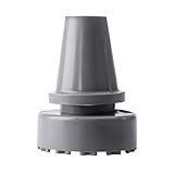 Duradero y flexible ROSENICE Diámetro interior Muleta de goma Accesorios Muletas antideslizantes Bastón 19 mm (Gris)