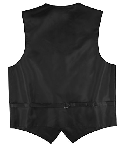 Men's Dress Vest & NeckTie Solid TEAL Color Neck Tie Set for Suit or Tuxedo2