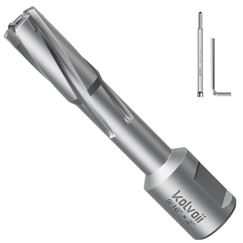 Kolvoii TCT Annular Cutter 9/16" Diameter x 2" Depth, Mag Drill Bit