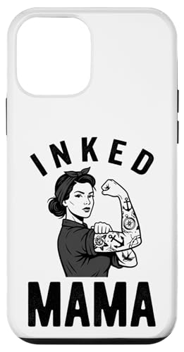 Inked Mama Tattooed Strong Mother Woman ���B���e�[�W �X�}�z�P�[�X iPhone 12 mini �p